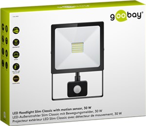 LED floodlight, 30 W, Slim Classic, with motion sensor LED floodlight, 30 W, Slim Classic, with motion sensor