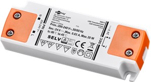 LED Transformer 24 V (DC) (DC), 20 W