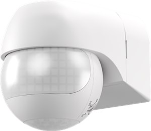 2-Zone Motion Detector, Tiltable/Swivelling, white