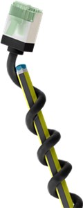 Ultra-Flexible CAT 8.1 Patch Cable, Slim, U/FTP, black