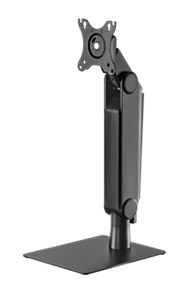 Freestanding Single Monitor Mount, black