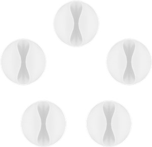 1 slot cable management (mini), white 1 slot cable management (mini), white