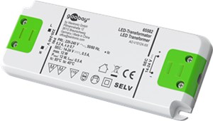 Constant Current LED Transformer 500 mA, 12 W