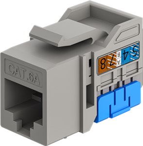 Keystone Module RJ45 CAT 6A, UTP, Slim & Short