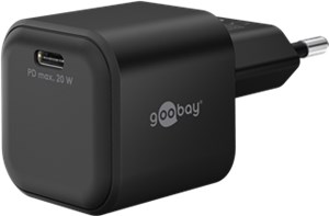 USB-C™ PD GaN Fast Charger Nano (20 W) black
