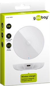 Wireless charger (5 W), white Wireless charger (5 W), white