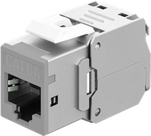 Keystone Module RJ45 CAT 6A, STP, Slim