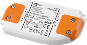 LED Transformer 12 V (DC) (DC), 8 W