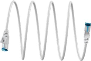 Ultra-Flexible CAT 6A Patch Cable S/FTP (PiMF), white