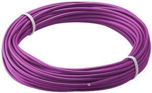 Insulated Copper Wire, 10 m, violet