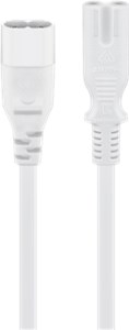 Extension Cable C7/C8, 2 m, White, (2*0.75 mm²)