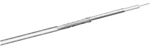 80 dB coax- antenna cable, 2x shielded, CU, white 80 dB coax- antenna cable, 2x shielded, CU, white