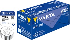 SR41 (384) Battery, 10 pcs. in box