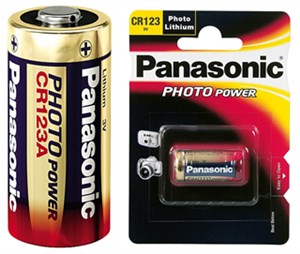 CR123A Battery, 1 pc. in blister