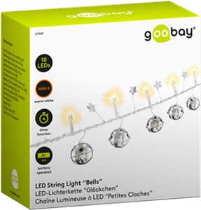 String Light "Bells" with 10 LEDs String Light "Bells" with 10 LEDs