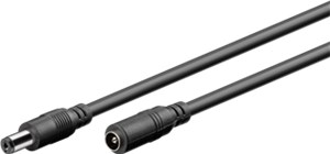 DC Extension Cable, 1.5 m, black