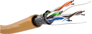 CAT 5e Network Cable, F/UTP, 100 m, orange CAT 5e Network Cable, F/UTP, 100 m, orange