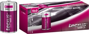 D (Mono)/HR20 Rechargeable - 10000 mAh, 10 pcs. in box