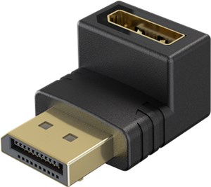 DisplayPort™ Angled Adapter 90° Down