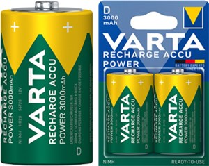 D (Mono)/HR20 (56720) Rechargeable - 3000 mAh, 2 pcs. in blister