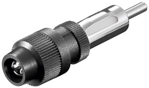 Aerial plug for car radio; metal version Aerial plug for car radio; metal version