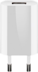 USB charger 1 A (5W) white USB charger 1 A (5W) white