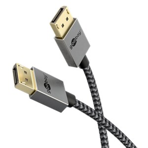 Slim DisplayPort™ Cable 2.0/2.1, 40 Gbit/s