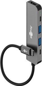 Slim 5-Port USB Hub with HDMI™, 5 Gbit/s