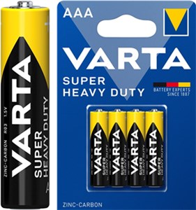 R03/AAA (Micro) (2003) Battery, 4 pcs. in blister