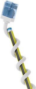 Ultra-Flexible CAT 6A Patch Cable, Slim, U/UTP, white