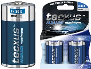 LR20/D (Mono) Battery, 2 pcs. in blister