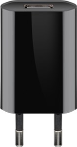 USB charger 1 A (5W) black USB charger 1 A (5W) black