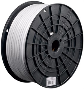 125 dB coax- antenna cable, 5x shielded, CU, white 125 dB coax- antenna cable, 5x shielded, CU, white