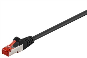 CAT 6 Patch Cable S/FTP (PiMF), black CAT 6 Patch Cable S/FTP (PiMF), black